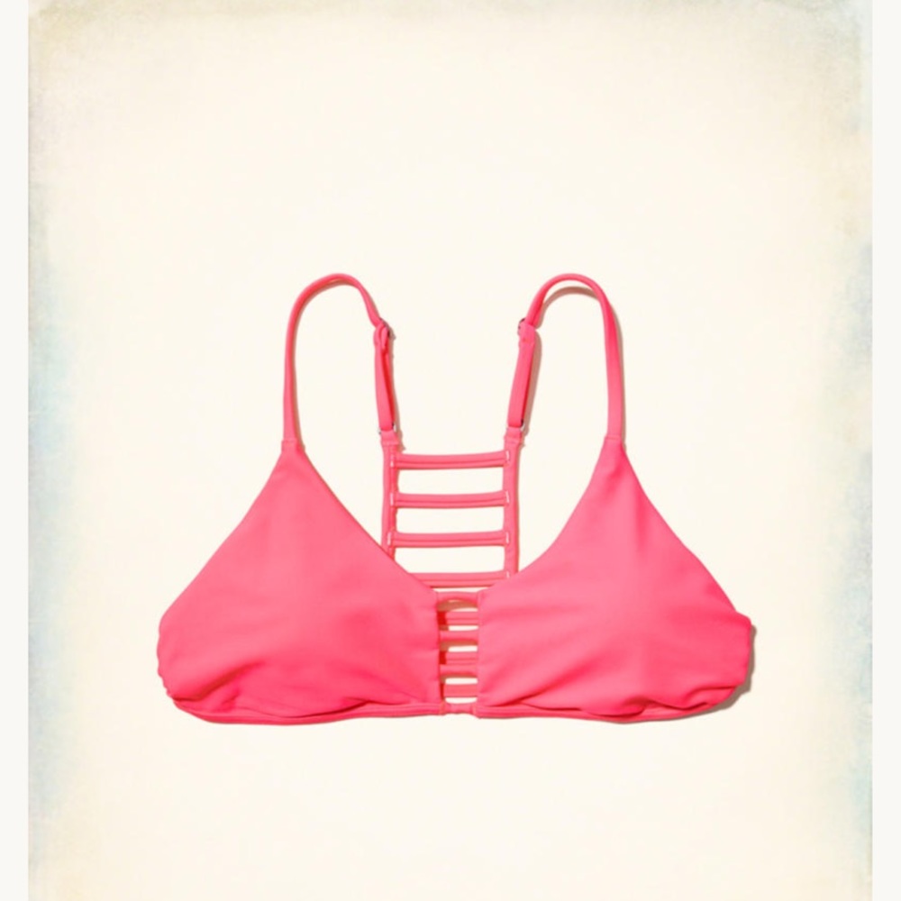 Hollister Cage scoop bikini top size xl